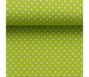 Baumwolle - Pünktchen 2mm lime